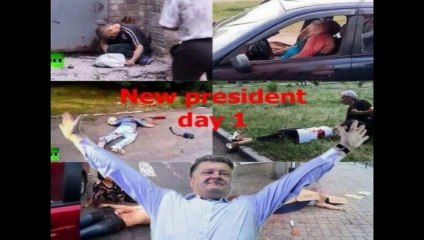 Ukraine - Porochenko élu pacifique ? (Bombardements)