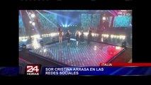 Sor Cristina arrasa en redes sociales antes de la final de La Voz Italia