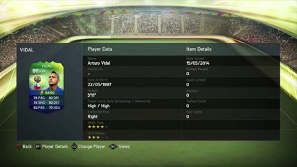 FUT 14 World Cup - Valori giocatori (30-21)