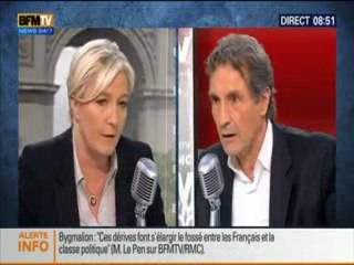 Bourdin Direct avec Marine Le Pen