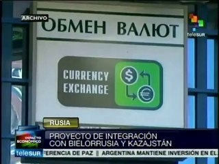 Medvedev propone moneda común para proyecto de Unión Euroasiática