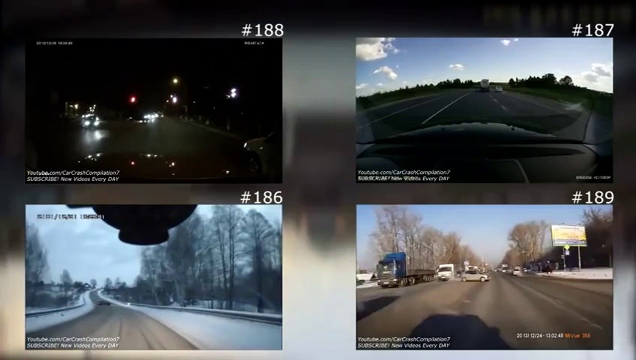 Car Crashes Compilation # 190 - December 2013