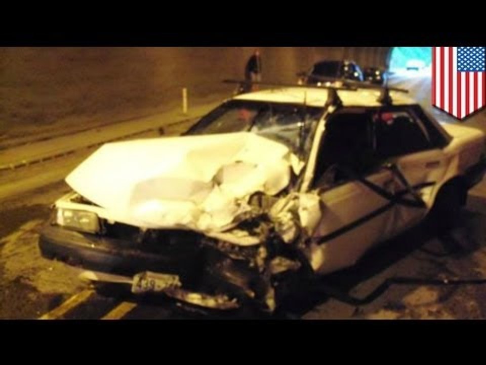 Hold breath, drive through tunnel: instead of getting wish, teen passes out and crashes car