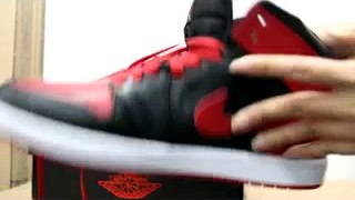 www.newjordanok.ru sell air jordan 1 black/red/white men shoes