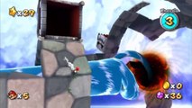 Super Mario Galaxy - Plage saladier - Étoile 3 : Le mystère de la grotte aux tourbillons