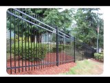 wrought iron fence, decorative iron gates, courtyard gates