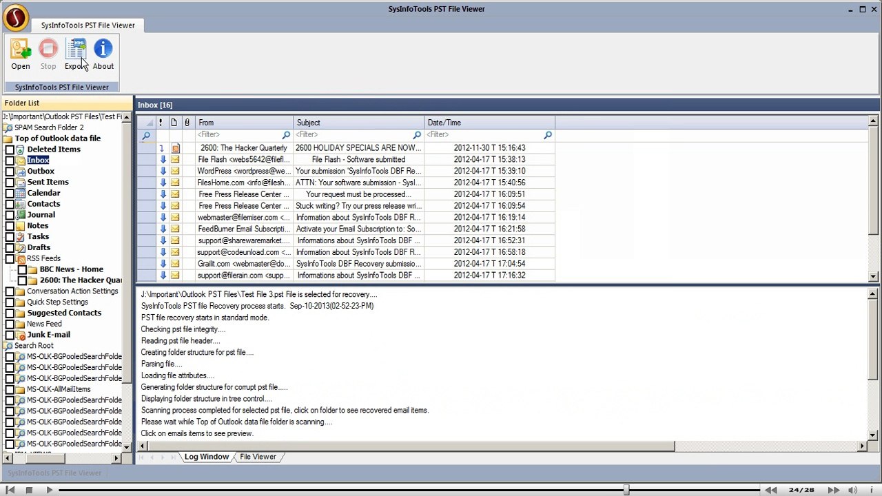 SysInfoTools PST File Viewer