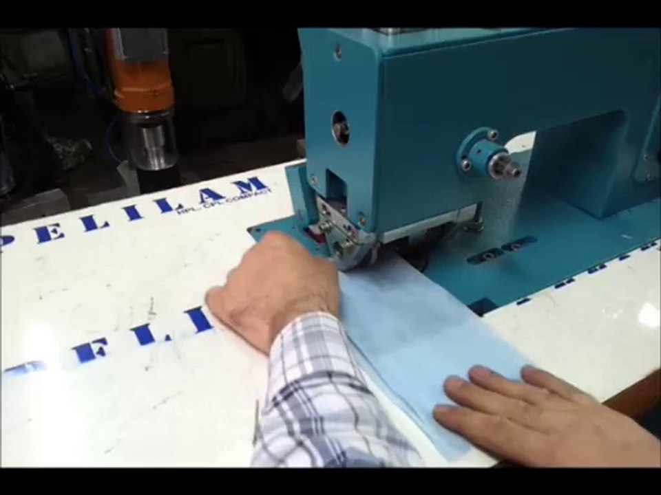 ultrasonik dikiş makinası (non vowen kaynak uygulaması)