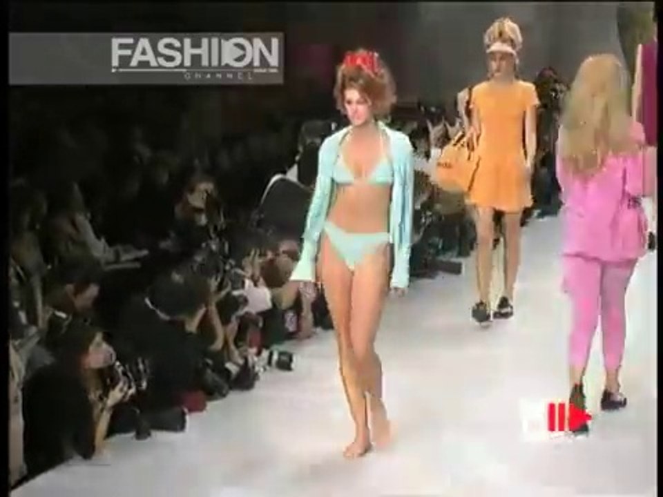 KARL LAGERFELD wear Karen Mulder; Carla Bruni, Eva Herzigova for CHANEL Swimwear 1996