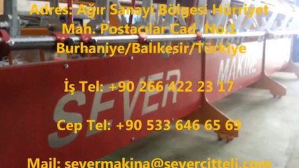 SEVER MAKİNA -SVR5000Gold Otomatik Tel Örme Makinası / Chain Link Fence Machine
