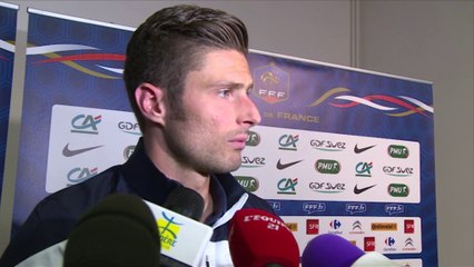 Bleus - Giroud : "Continuer à travailler"