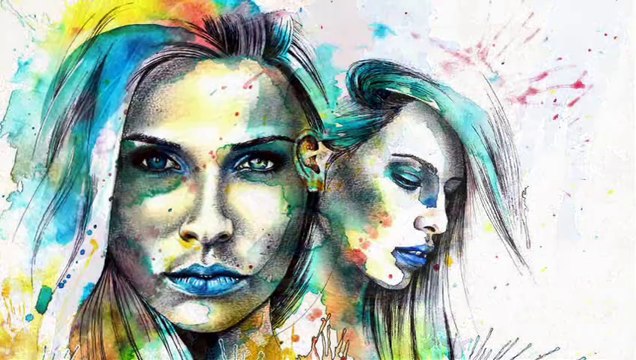 Watercolor paintings IV (Morphing)