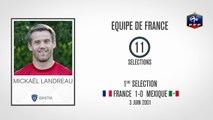 Les 23 bleus en chiffres: Mickaël Landreau