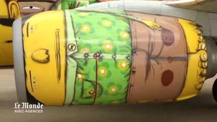 Mondial 2014 : un avion entièrement tagué pour l'équipe de foot brésilienne