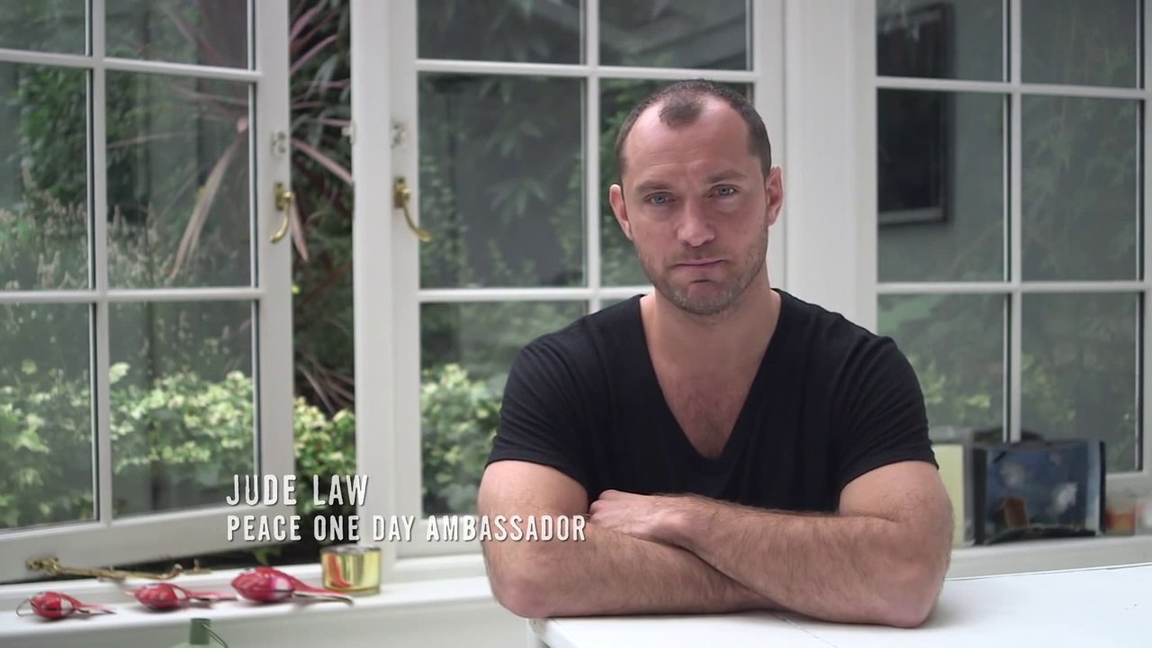 Jude Law - Peace One Day 24-Hour Global Broadcast Trailer