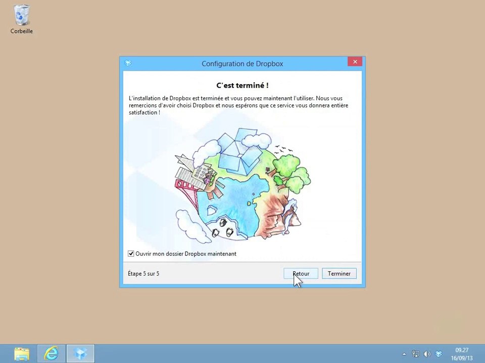 Formation à Dropbox- Partie 1 - Créer un compte et installer l'application