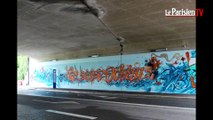 Val d'Oise : le graffiti est sous le pont