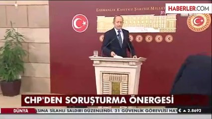 CHP, Başbakan Hakkında Meclis Soruşturması İstedi