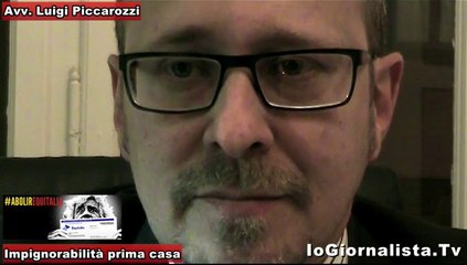 Intervista Piccarozzi: prima casa non pignorabile