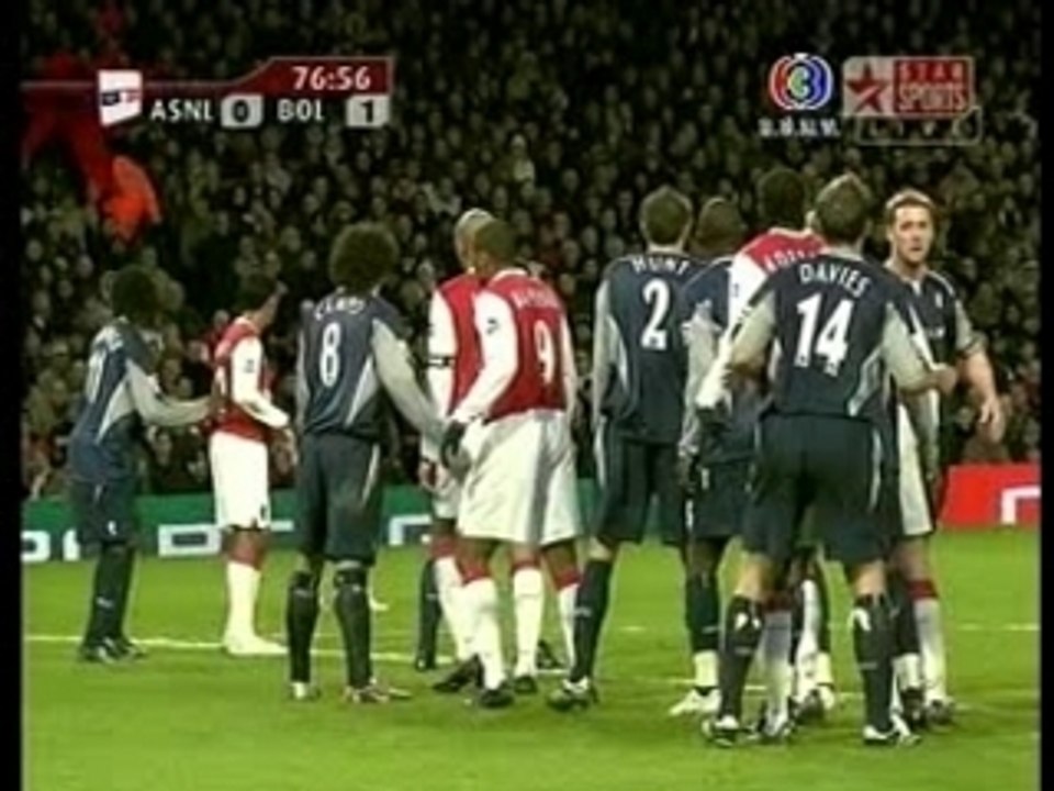 Arsenal vs Bolton