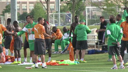 Ivory Coast World Cup squad train in Dallas