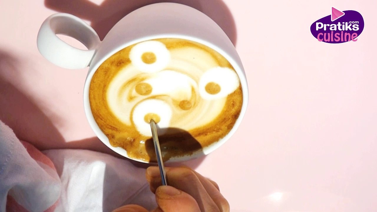 Les techniques de Barista - Comment dessiner un nounours dans la mousse de lait
