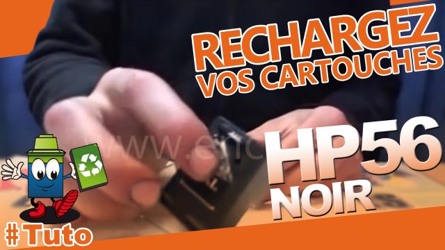 Comment recharger une cartouche d'encre HP 56