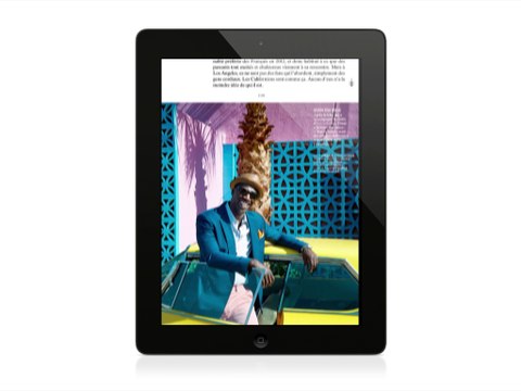 Omar Sy est en Une sur Vanity Fair iPad