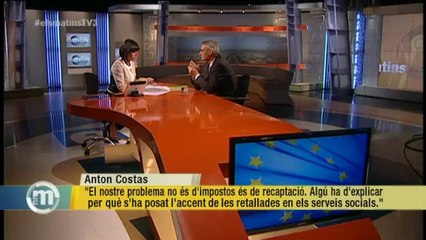TV3 - Els Matins - Antón Costas: "Cal diàleg, transparència i temps per al diàleg"