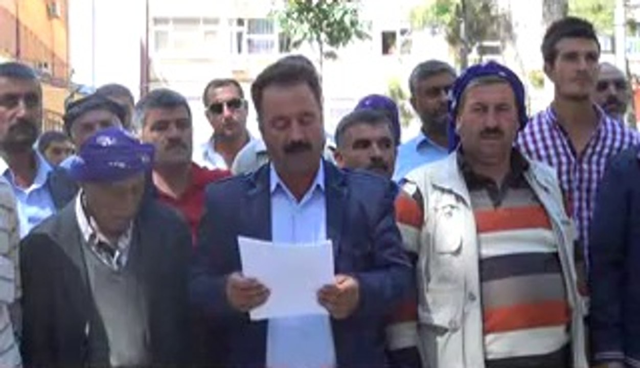 Siverekli Çiftçilerin Sorunları İle İlgili Basın Açıklaması