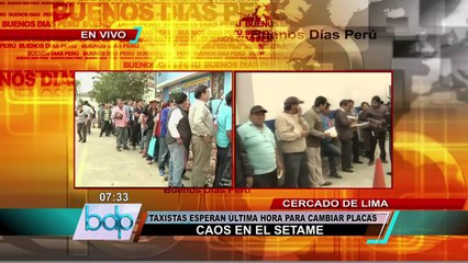 Conductores forman largas colas tras no prorrogarse cambio de placas