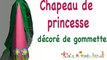 Chapeau de princesse décoré de gommettes