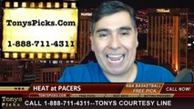 Miami Heat vs. Indiana Pacers Game 5 Odds Pick Prediction NBA Playoff Preview 5-28-2014