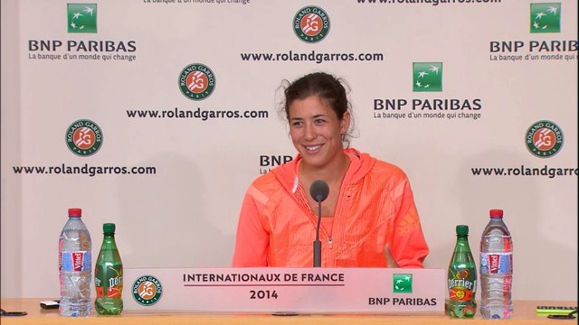 Roland Garros - Garbiñe Muguruza, tras ganar a Serena