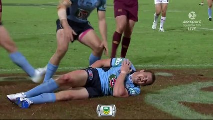 Le show Brett Morris lors du State of Origin