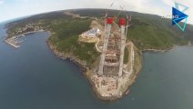 3.Boğaz Köprüsü İnşaatına Gökyüzünden Bir Bakış - CT (16 Mayıs 2014)