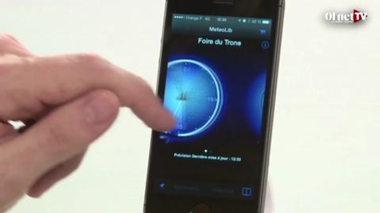 Météo Lib , Suivez les précipitations en direct (test appli smartphone)