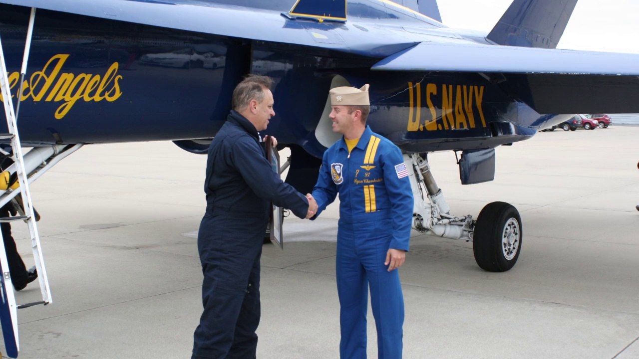 Blue Angels Take Marcone CEO Jim Souers Up Into the Skies as Thank-You for Military Support