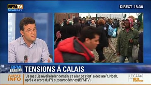 BFM Story: Calais: évacuation des camps de migrants - 28/05