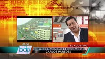Carlos Paredes: Tramo 2 de la línea 1 del Metro de Lima funcionará en julio
