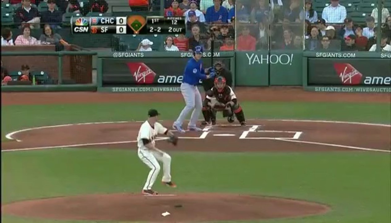Hudson Dealing Against The Cubs