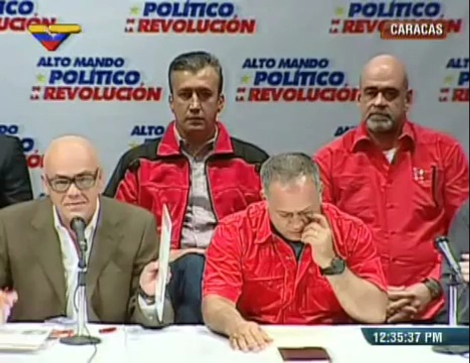 (Vídeo) Rueda de prensa del Alto Mando Político de la Revolución (2/6)