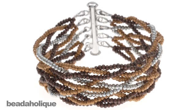 How to Do a Loose 10 Strand Braid and Make a Bracelet