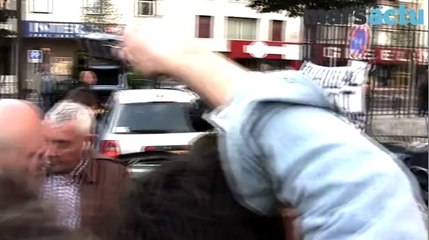 SNCM : sortie de Jean-Marc Janaillac sous les huées des marins