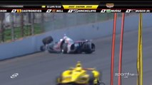 Indycar Indy500 2014 Race Dixon Big Crash