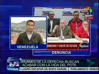 Develan planes de golpe en Venezuela