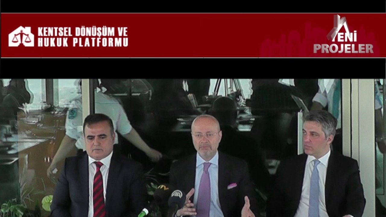Kentsel Dönüşüm ve Hukuku Platformu Basın Toplantısı 1. Kısım