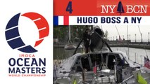 Hugo Boss arrive à New York - New York to Barcelona Race - 2014