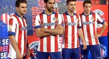 Koke, Gabi, Raul Garcia presentan nuevo uniforme del Atletico Madrid