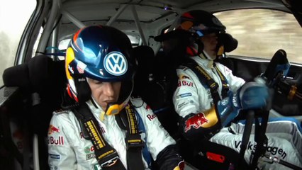Sebastien Ogier & VW Polo R WRC - Rallye Monte Carlo 2014 SS4